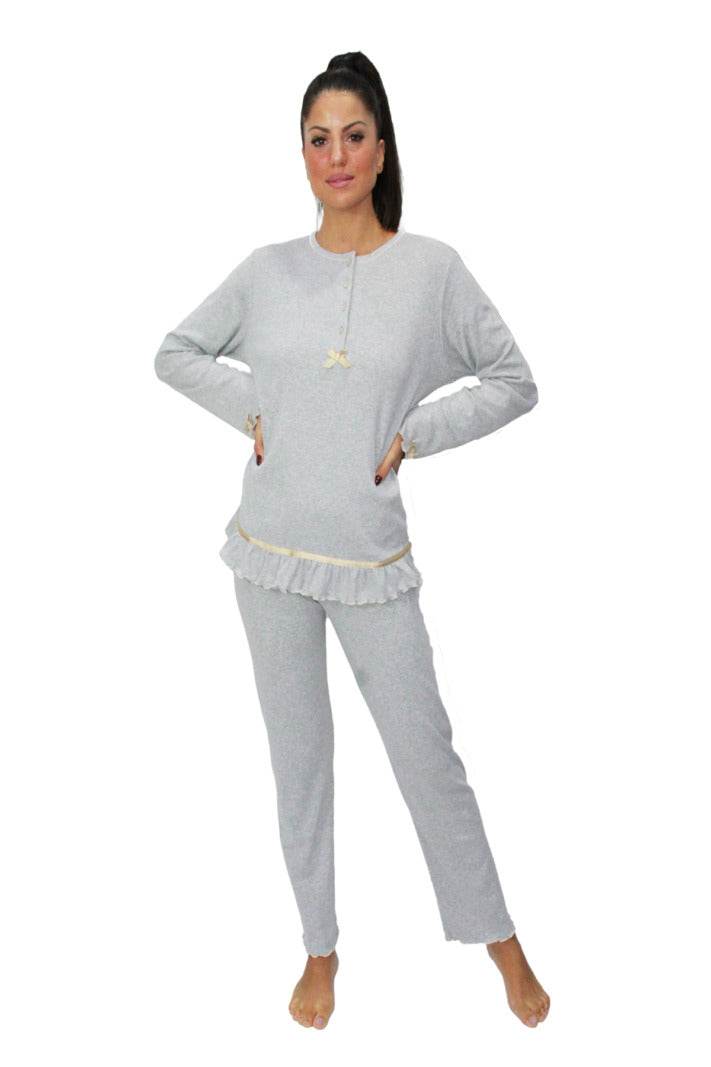 Pigiama Lungo Donna ESTER 3 Julie - evabiancheria