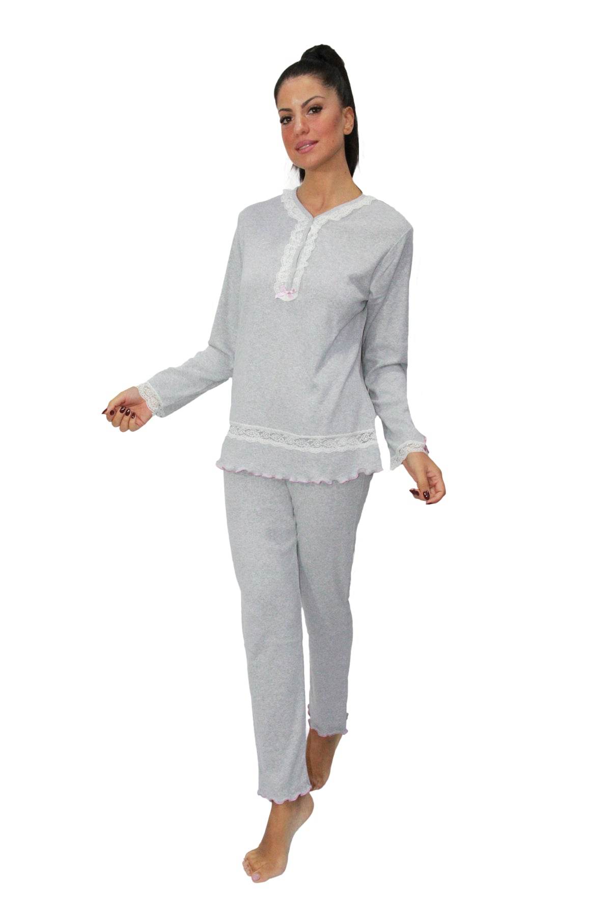 Pigiama Lungo Donna EVA 3 Julie - evabiancheria