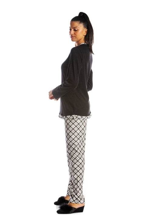 Pigiama Lungo Donna GIADA 3 Julie - evabiancheria
