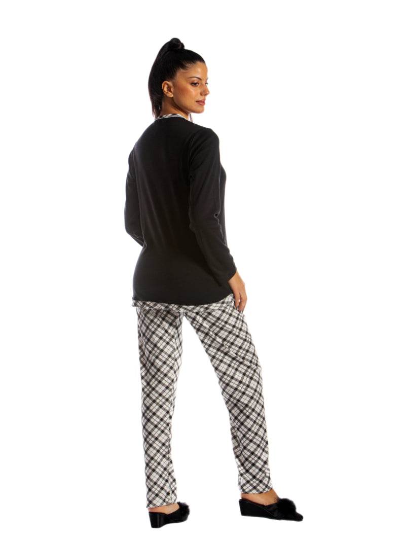 Pigiama Lungo Donna GIADA 3 Julie - evabiancheria