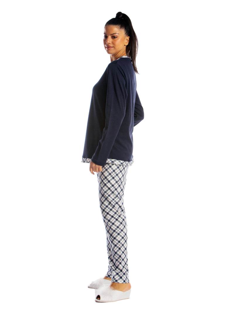 Pigiama Lungo Donna GIADA 3 Julie - evabiancheria