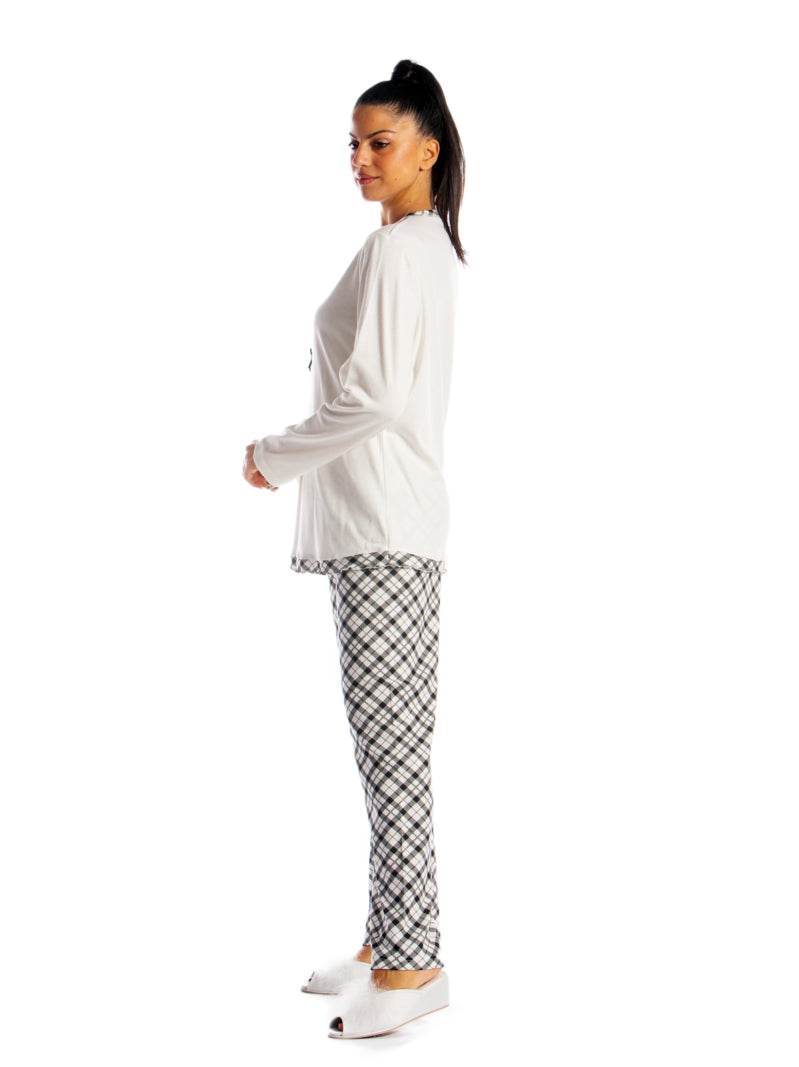 Pigiama Lungo Donna GIADA 3 Julie - evabiancheria