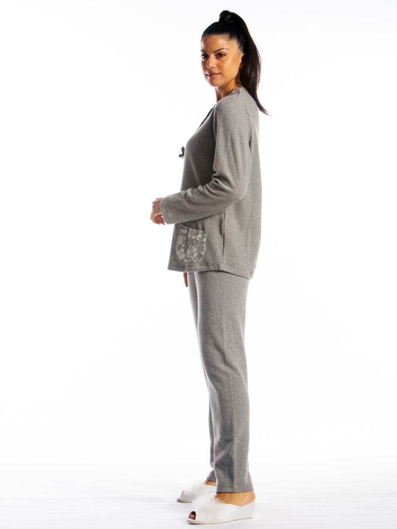 Pigiama Lungo Donna GIULIA 3 SER Julie - evabiancheria