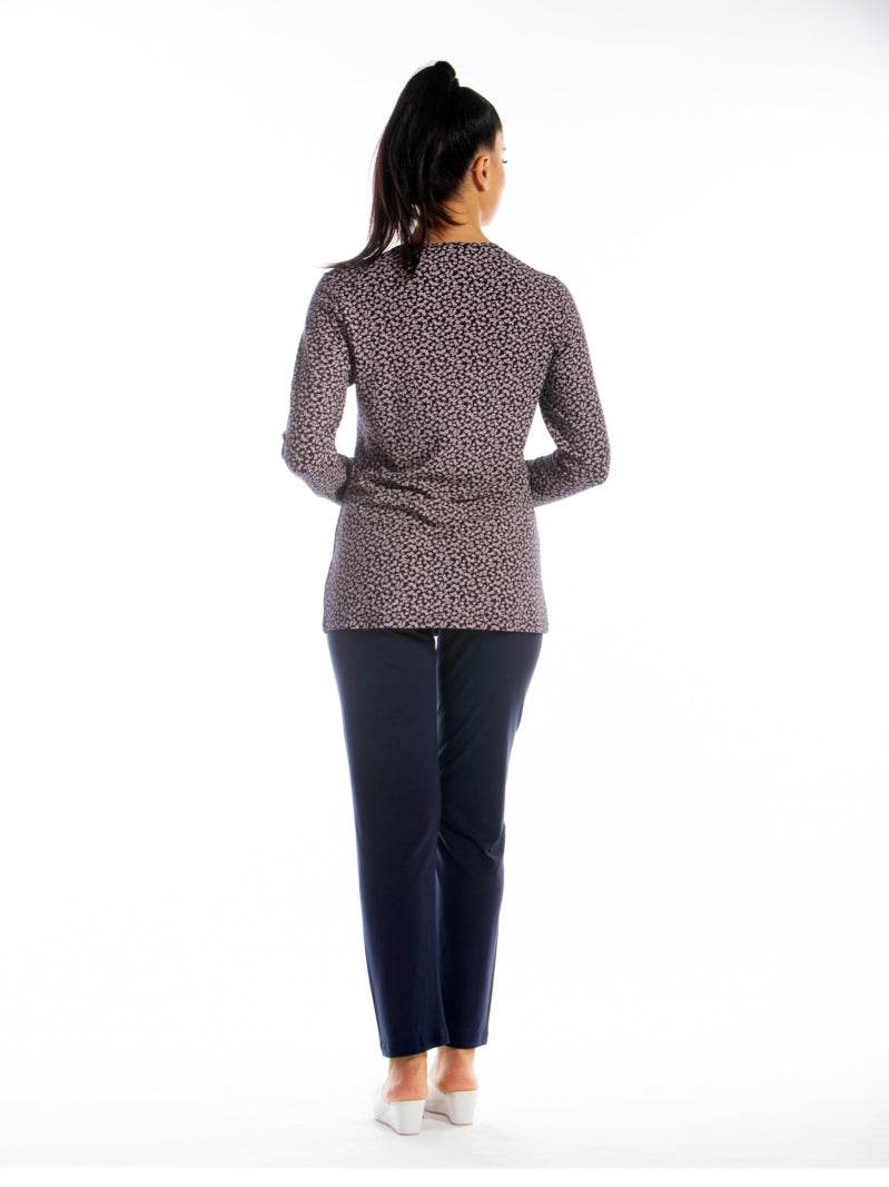 Pigiama Lungo Donna GRAZIA 3 Julie - evabiancheria