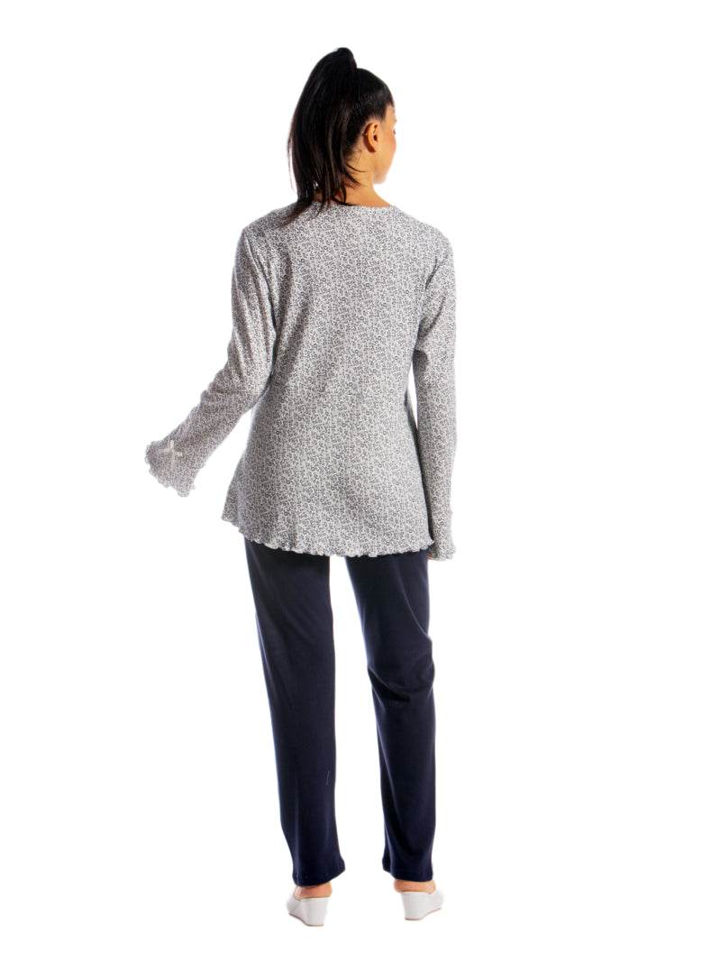 Pigiama Lungo Donna I21351 3 Prima Rosa - evabiancheria