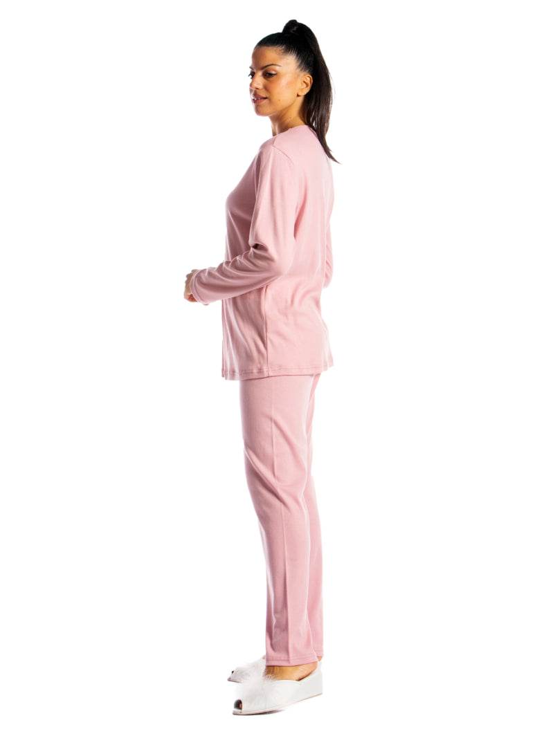 Pigiama Lungo Donna I21374 3B Prima Rosa - evabiancheria