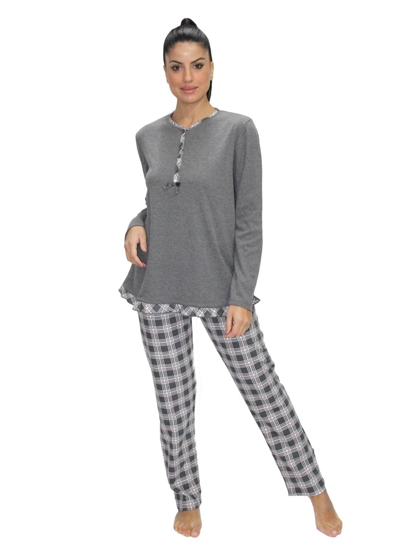 Pigiama Lungo Donna LICIA 3 Julie - evabiancheria