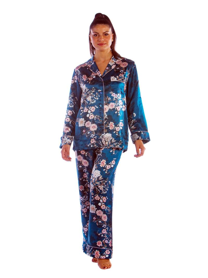 Pigiama Lungo Donna VSLT60835 Luna di Seta - evabiancheria