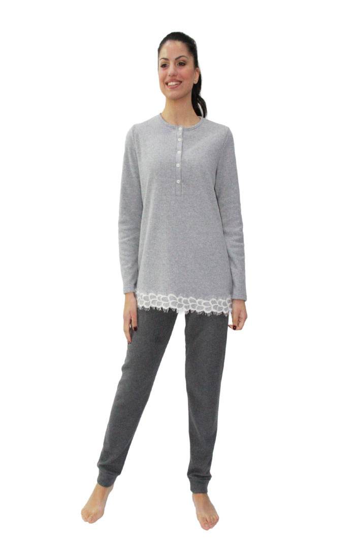 Pigiama Manica lunga Donna DL0351 Liu Jo Home - evabiancheria