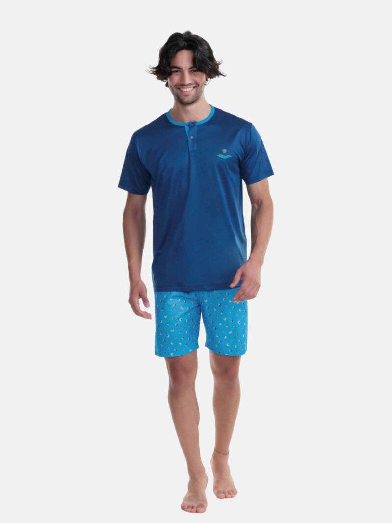 Pigiama corto Uomo VISUALE 4302 Ferrucci - evabiancheria