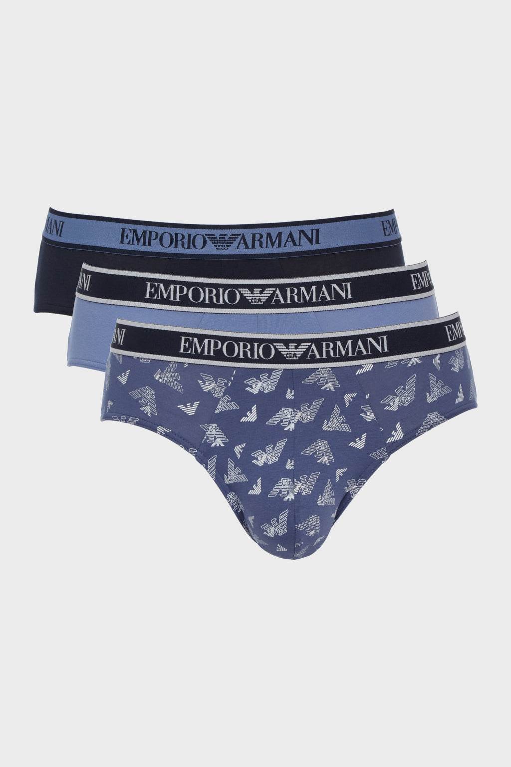 Slip 3-pack Uomo 3F717 111734 Emporio Armani - evabiancheria