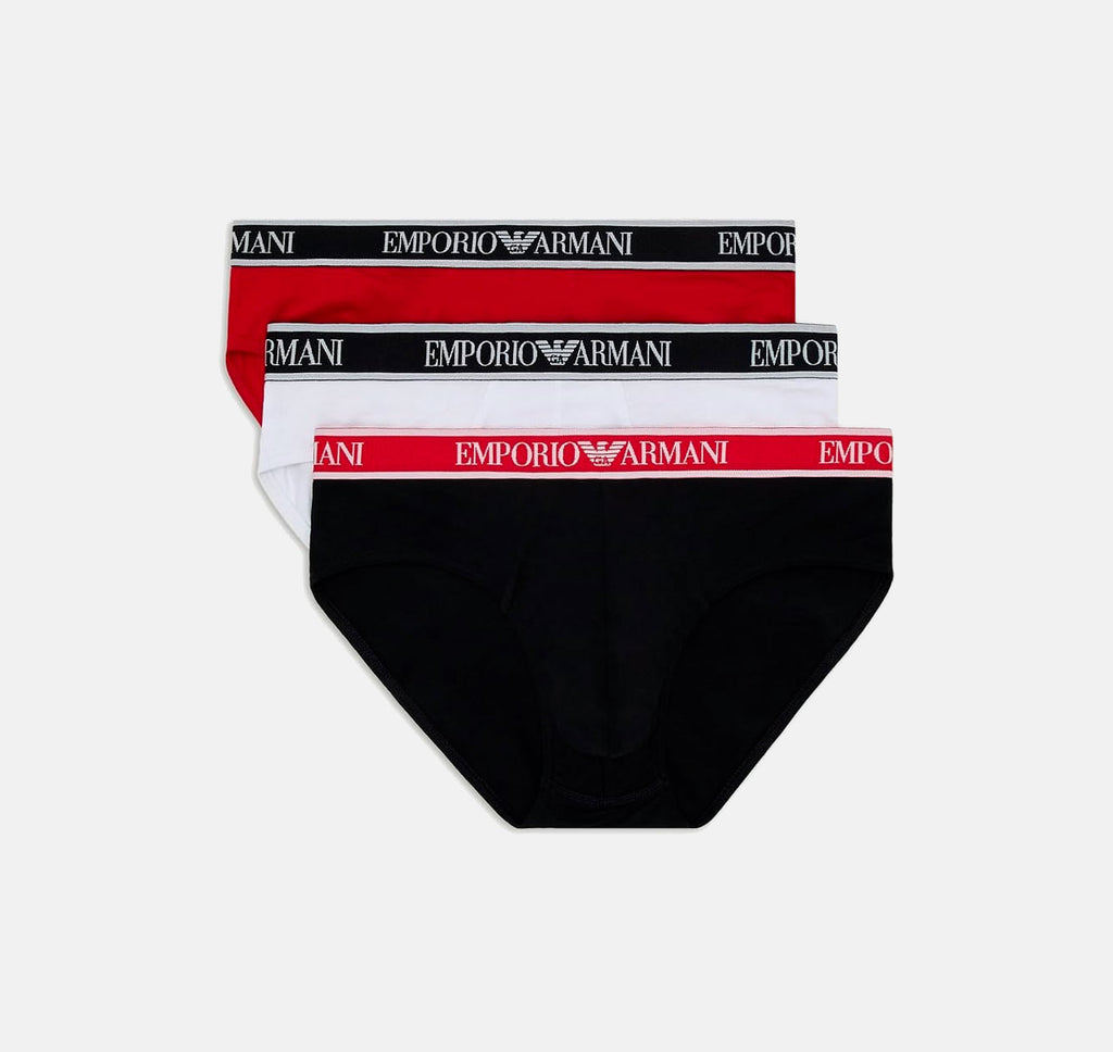 Slip 3-pack Uomo 3F717 111734 Emporio Armani evabiancheria