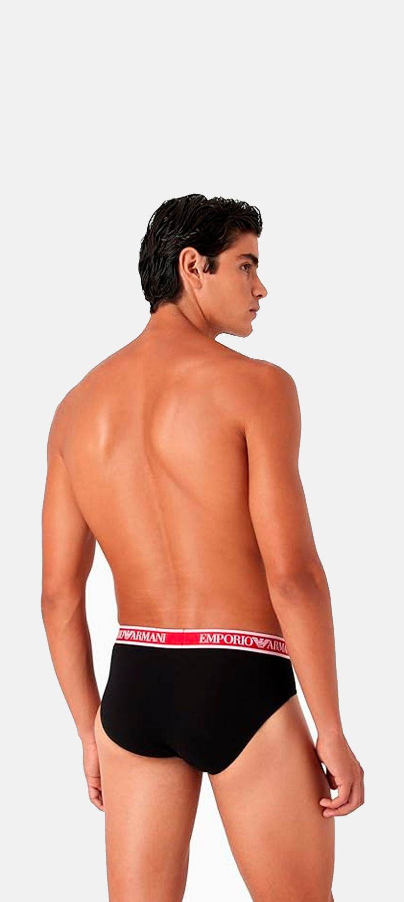 Slip 3-pack Uomo 3F717 111734 Emporio Armani - evabiancheria