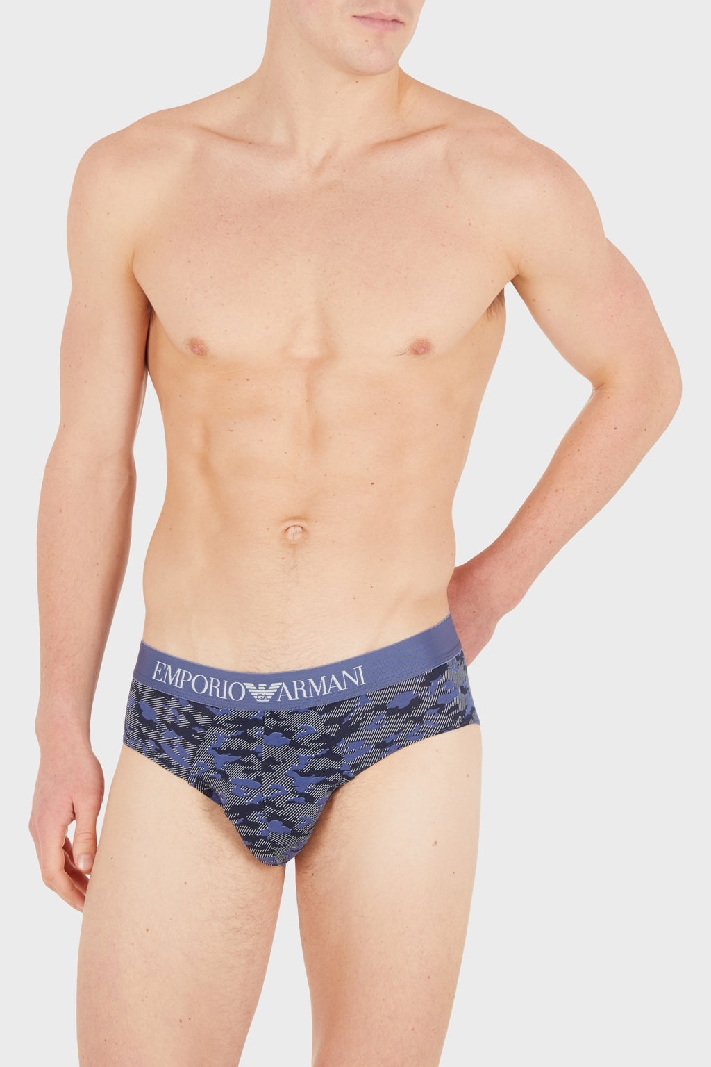 Slip Bi-pack Uomo 3F504 111733 Emporio Armani evabiancheria