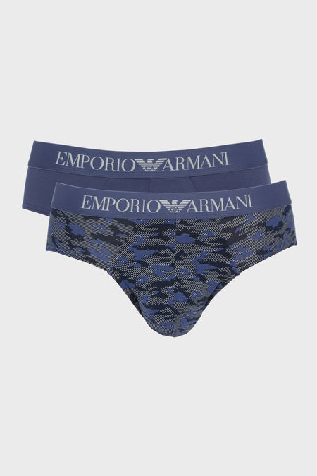 Slip Bi-pack Uomo 3F504 111733 Emporio Armani evabiancheria