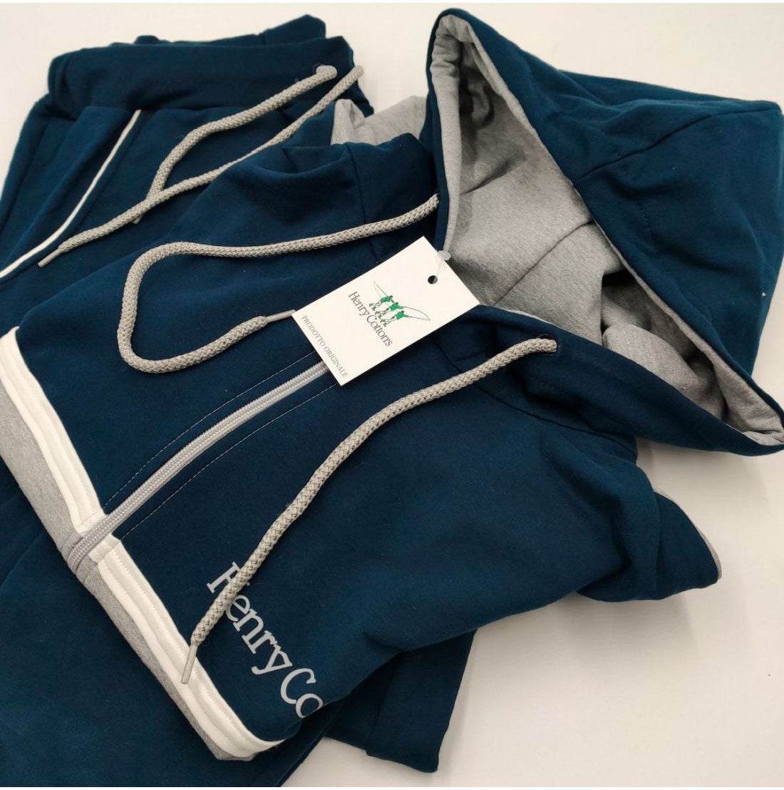 Tuta con cappuccio Uomo HC356 Henry Cotton's - evabiancheria