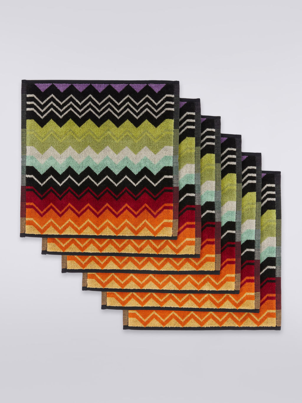 lavette 6 pezzi Biancheria Giacomo Lavette Missoni Home evabiancheria